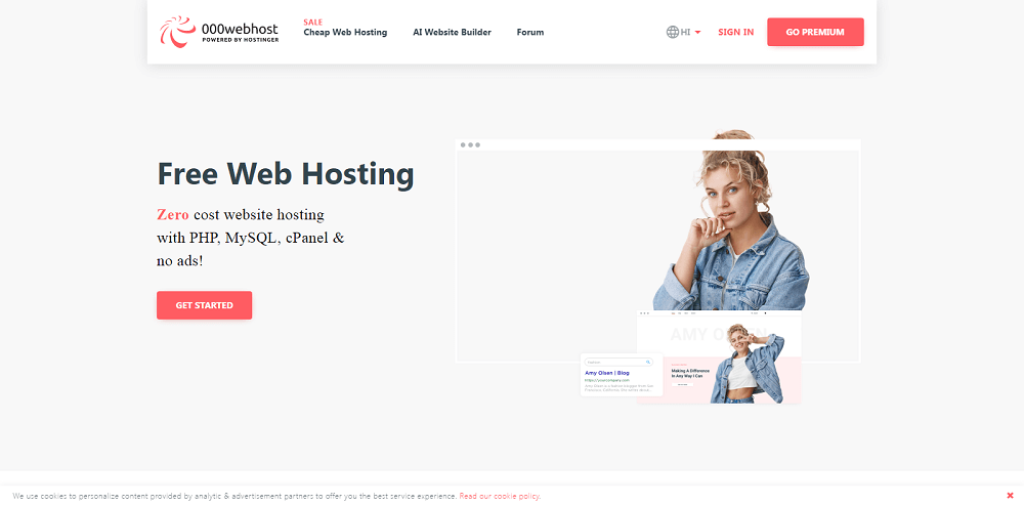 000WebHost Free Web Hosing