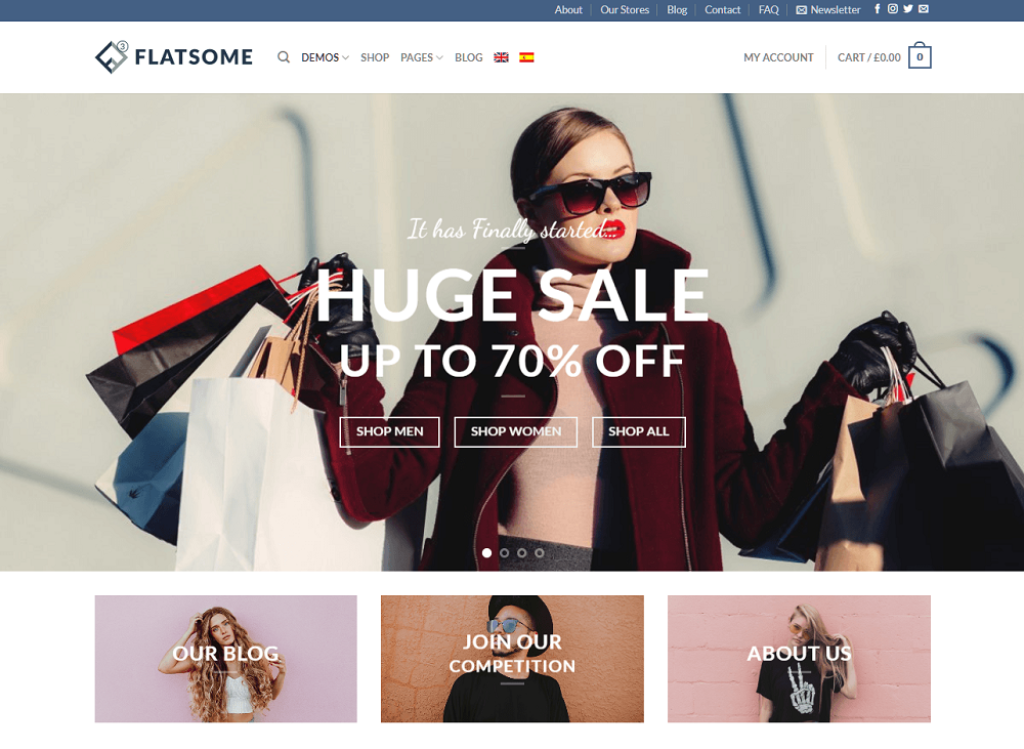 Flatsome Responsive Multi-Purpose Theme