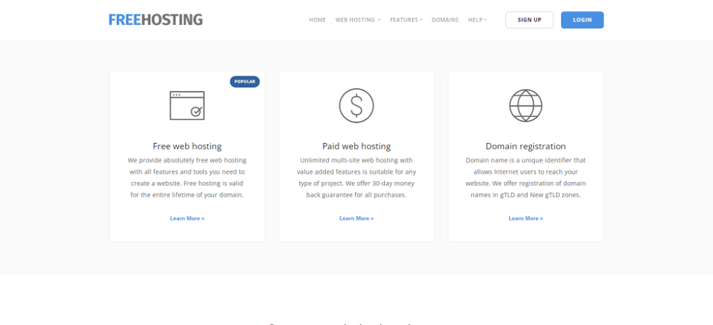 FreeHosting.com Free Web Hosing