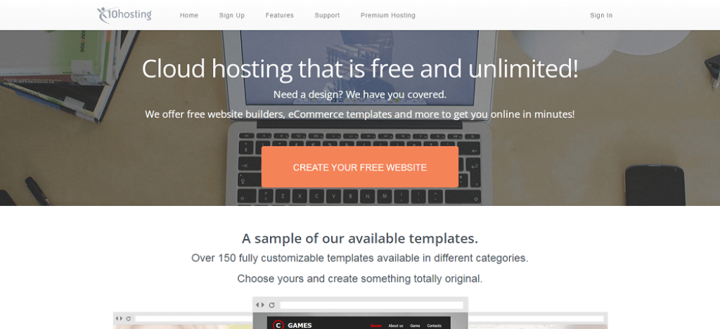 x10Hosting Free Web Hosing