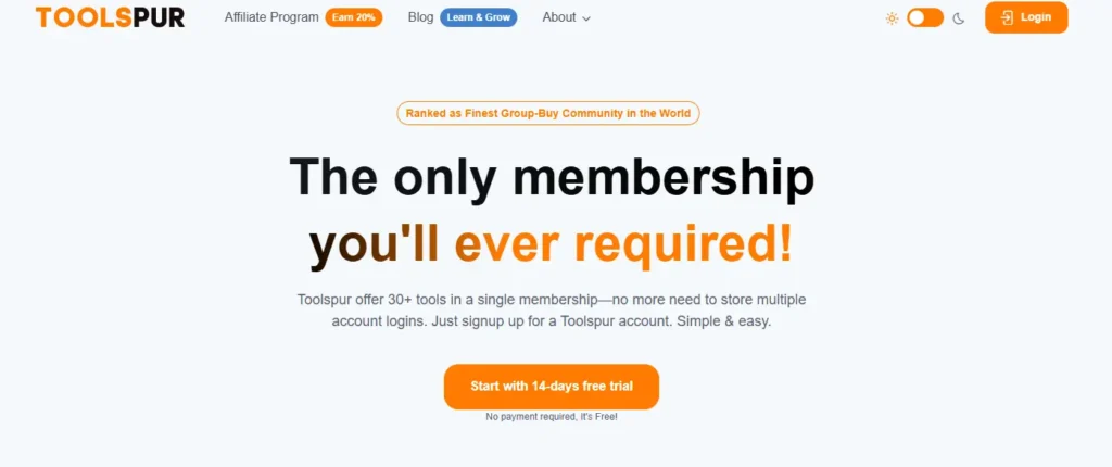 Toolspur:  Group Buy SEO Platform for Digital Marketers